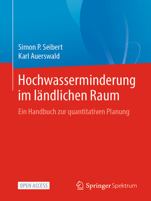 cover image of Hochwasserminderung im ländlichen Raum